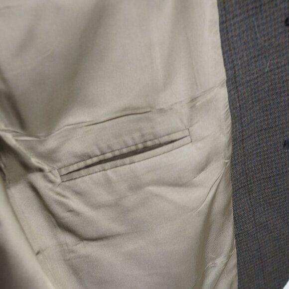 Oscar de la Renta Men’s Tailored‎ Blazer Classic Houndstooth Pattern L - Picture 10 of 14